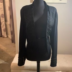 Black military jacket